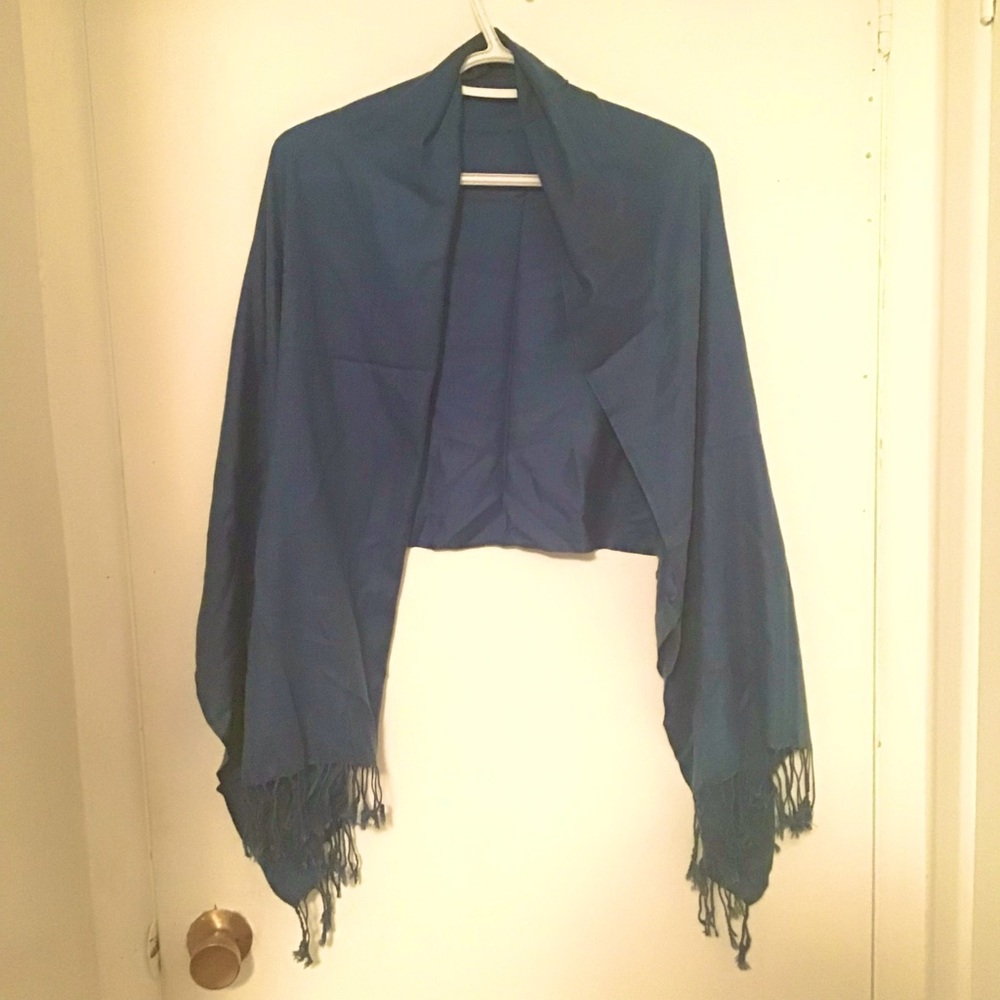 Royal Blue Pashmina Scarf